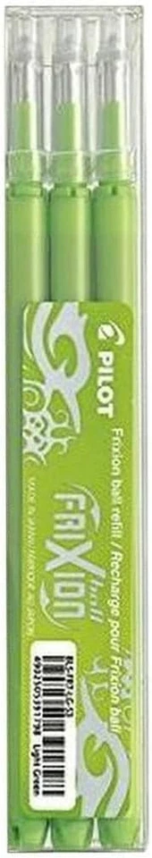 36 Ersatzminen Pilot Tintenroller Frixion Ball, 0,7 mm, hellgrün 12 x 3 er Pack - Bild 1 von 1