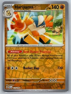 NM Hariyama 113/193 Reverse Holo Paldea Evolved Pokemon 2023 - Picture 1 of 2