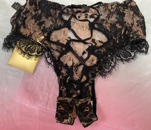 Agent Provocateur ouvert big briefs S backless crotchless LACE celestine Soiree - Picture 1 of 5