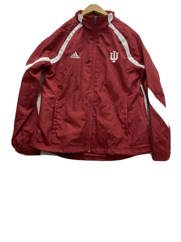 ADIDAS Climaproof INDIANA University IU Zip  Windbreaker Jacket Men’s M Fits S Cover