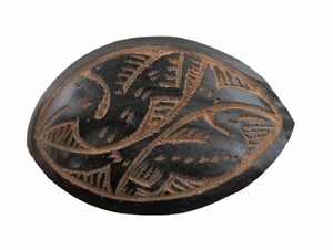 Grand Abbia Jeton Jeu Cameroun Duo oiseaux Beti zoomorphe Art Africain 17022 - Picture 1 of 3