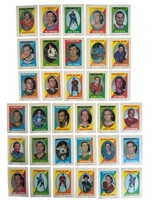 1970-71 Topps/O-Pee-Chee Completo 33/33 OPC Juego de Sellos Adhesivos Bellevel-Orr Casi Nuevo - Imagen 1 de 10