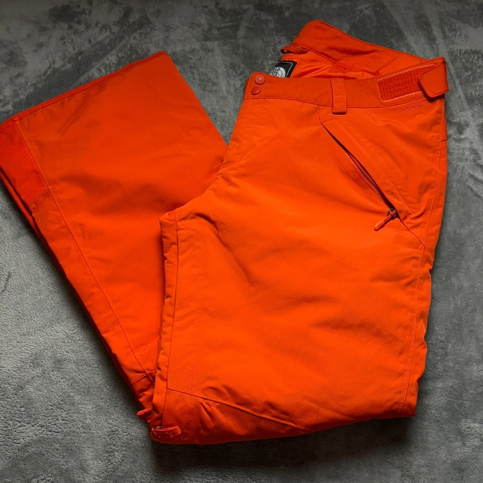 Pantalones de nieve The North Face para mujer XL naranja Hyvent esquí snowboard bolsillos de carga Foto 1 de 4