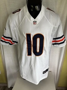 Nike Chicago Bears Football NFL Jersey Men's Large White Mitchell Trubisky #10 - Bild 1 von 8