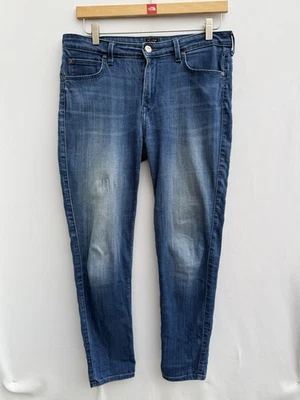 Lee Scarlett Mid Wash Stretch Jeans W32 L31 Slim Fit Denim Blue Women’s - Image 1 of 4