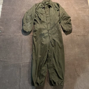 Vtg Army Mechanics Coveralls Cold Weather SZ Med With 34” Scovill Brass Zipper - Picture 1 of 9