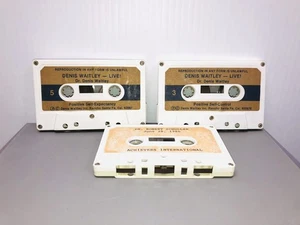 3 Cassette Set Denis E. Waitley And Robert Schuller Self Control Self Motivation - Picture 1 of 9
