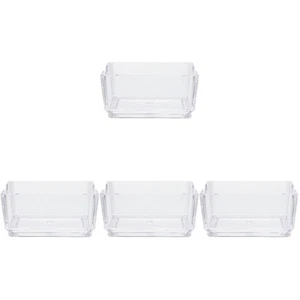 4pcs Acrylteahtbeutel Halterbox kleine Kaffee Zuckerbeutel Vorlage für Home - Picture 1 of 12
