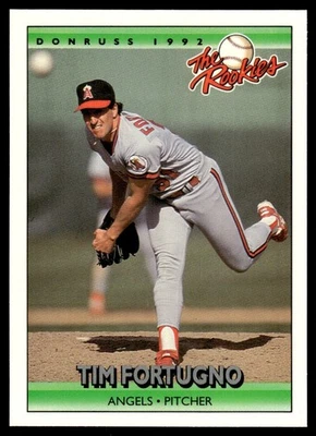 1992 Donruss The Rookies Tim Fortugno Rookie California Angels #38 - Image 1 of 2