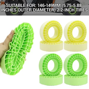 4x Silicone Rubber Tire Inserts for 1/10 RC Crawler 146-149mm 2.2"inch  Tires - Picture 1 of 11