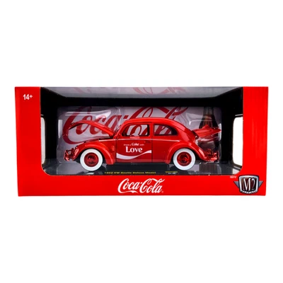 M2 MACHINES 1952 VW Beetle Deluxe Model Chase Coca-Cola 1:24 40300-WMTS01 2024 - Image 1 of 4