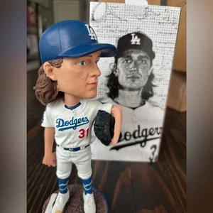 NEU SGA 2025 Los Angeles Dodgers Tyler Glasnow Bobblehead - Bild 1 von 7