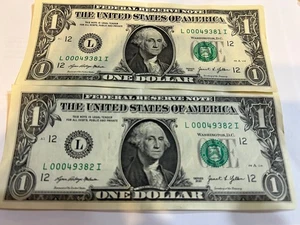 Códigos postales-en secuencia-combo L 00049381 y L 00049382-Sommerset & Sommerset Cnt. - Imagen 1 de 2