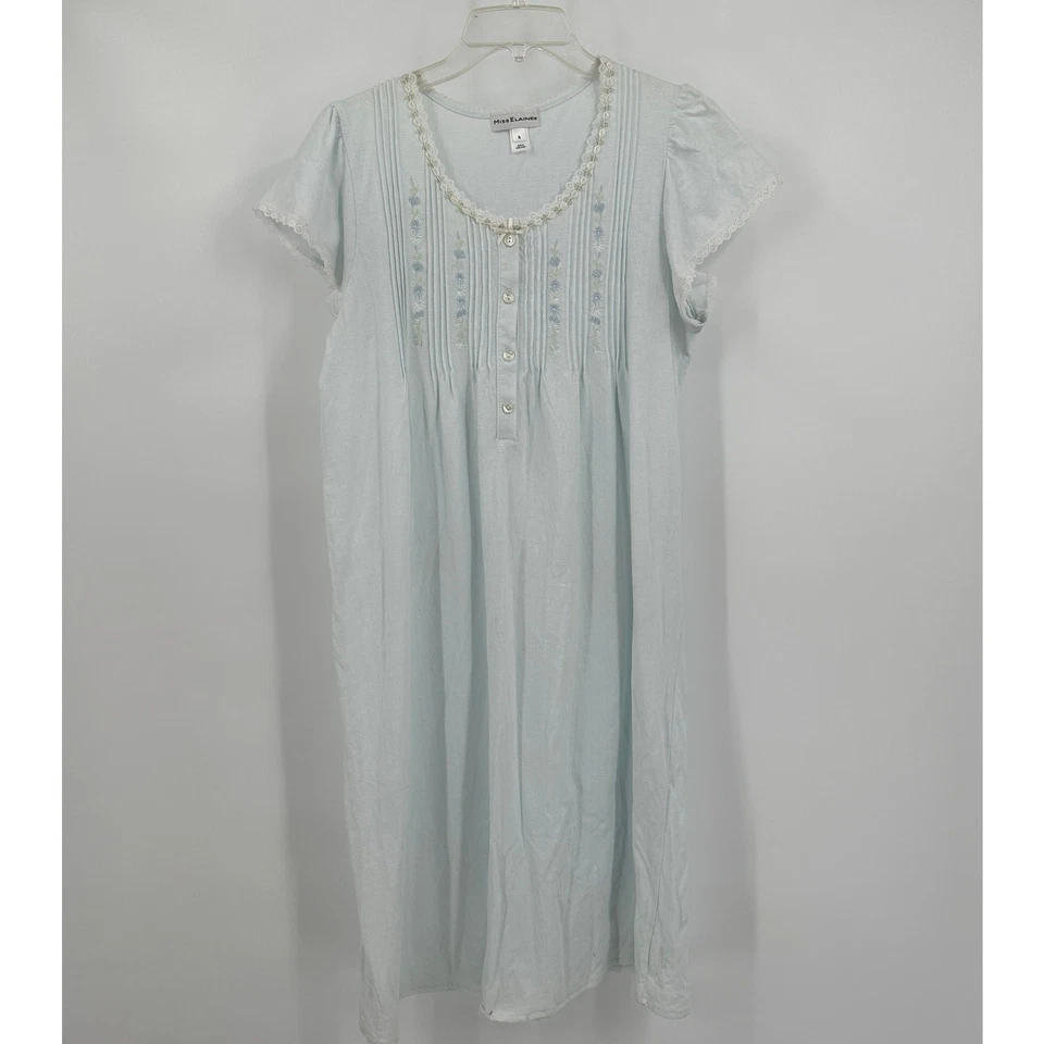 Camisón Miss Elaine Mujer Talla S Cottagecore Encaje Bordado De Colección Foto 1 de 4