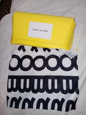 MARC JACOBS GAFAS DE SOL GAFAS AMARILLO ESTUCHE SUAVE FIELTRO NEGRO INTERIOR + TELA NUEVAS Foto 1 de 4