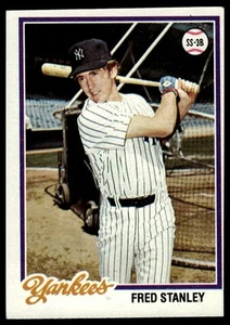 1978 Topps #664 Fred Stanley New York Yankees Baseball Card - Picture 1 of 2