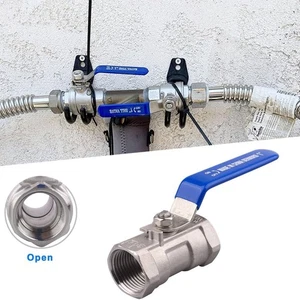 1/2" 3/4" 1" 1/4" 3/8 Full Port Ball Valve 2P Threaded Ball Valve - Picture 1 of 17