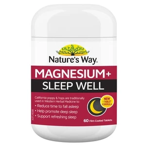 Nature's Way Magnesium + Sleep Well Tablets 60 - Picture 1 of 1