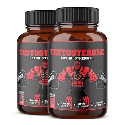 2X Legal STEROID ANABOLIC Pill BULKING Testosterone Booster MUSCLE GROW,11 Herbs - Image 1 of 4