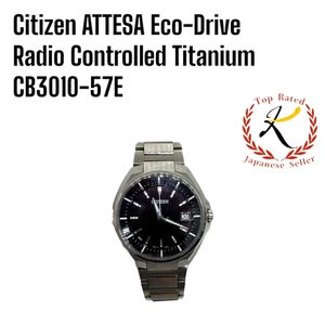 Citizen ATTESA Eco-Drive Radio Controlled Titanium CB3010-57E Silver W/ Box F/J - Picture 1 of 17