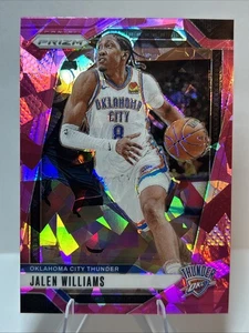 2024-25 Panini Prizm Jalen Williams #65 Oklahoma City Thunder Prizm Pink Ice NBA - Picture 1 of 2