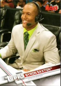 2017 Topps WWE Wrestling Card #4 Byron Saxton - Picture 1 of 2