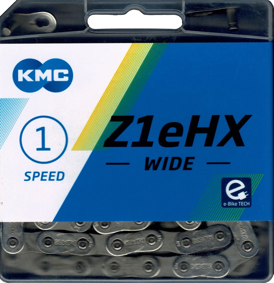 KMC Z1eHX Ebike Kette Wide 1 fach 1/2x1/8 mit 112 Gliedern für Pedelec - Bild 1 von 1