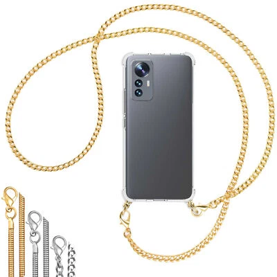 Collana (Catena in metallo) per Xiaomi 12 Lite Cover protettiva Custodia  cordin - Immagine 1 di 4