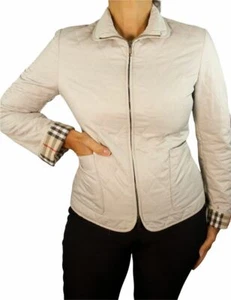 Burberry London Stone Light Tan Quilted Jacket - Picture 1 of 9