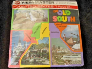 SEALED** THE OLD SOUTH Alabama Georgia Louisiana 3d View-Master Set US TRAVEL - Picture 1 of 2