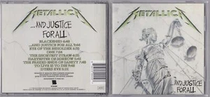 METALLICA AND JUSTICE FOR ALL 9 TRACK CD - Picture 1 of 2