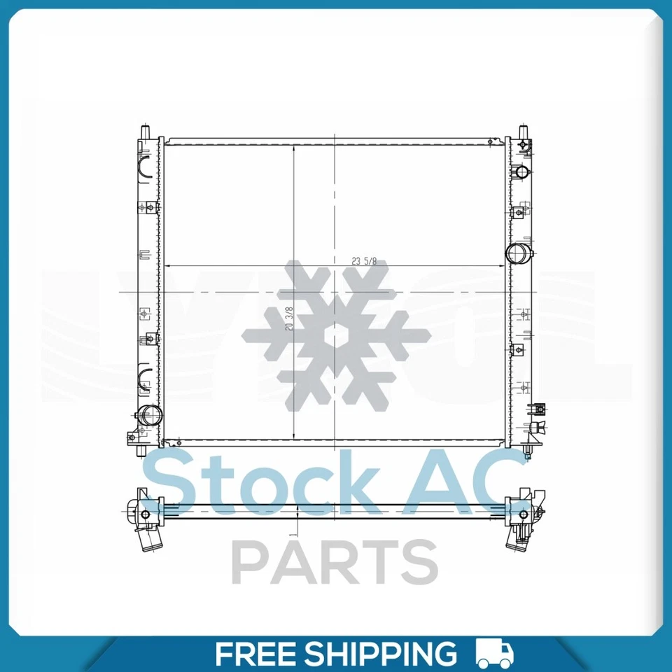 凯迪拉克 STS、SRX QL 散热器 — 第 1/4 张图片