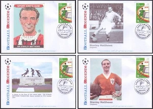 ALGERIA 2014 - 4 FDC - Stanley Matthews - England - Soccer - Football - Calcio - Picture 1 of 1