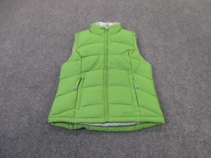 L L Bean Vest Jacket Womens XS Green Down Puffer Quilted Hiking Outdoors Adult - Picture 1 of 9