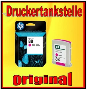 Original Cartouche HP 88 Magenta C9387A Officejet Pro K5400 K8600 L7480 L7580 - Photo 1/3