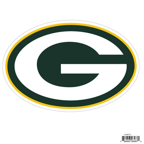 Green Bay Packers Licensed Outdoor Rated Logo Magnet (NFL Football) Cover