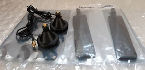 Para podstawy anteny Digi (1P) 29000659 A 1m (SMA) RG174 z OEM 2x anteny NOWOŚĆ - Zdjęcie 1 z 3