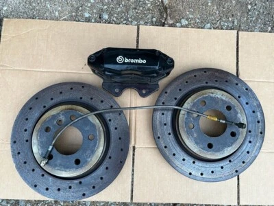 BMW E46 Brembo Rear Big Brake Kit Drilled Rotors 323 325 328 330 Dinan 3 Series - Image 1 of 4
