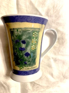 Pimpernel Fine Porcelain 10 oz Mug Cornflower Design Very Pretty Design - Picture 1 of 7