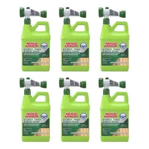 64 oz. E-Z Deck Fence & Patio Wash Hose End Sprayer Mold & Mildew Remover 6 Pack - Picture 1 of 12