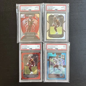 (4) LOTTO AUTOGRAFO RIFRATTORE JAHAN DOTSON PSA 9 10 ARGENTO BLU ROSSO /50/99 OTTICA - Foto 1 di 2