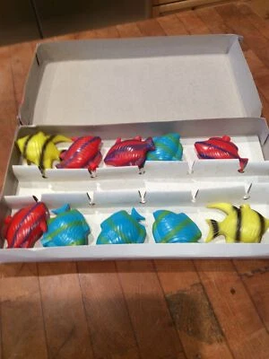 Blow Mold Tropical Fish Replacement Covers Only String Lights Patio Camping X10 - Image 1 of 4