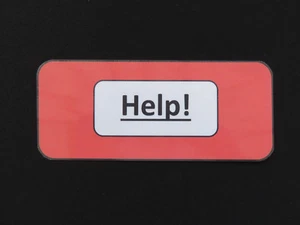 Tarjeta 'HELP' - Prompt, Visual Aid, Desk Card, ADHD, Autism, Classroom Aid - Imagen 1 de 1