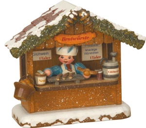 Hubrig Volkskunst 'Winterkinder Bratwursthäusel-elektrisch 10cm' - Picture 1 of 1
