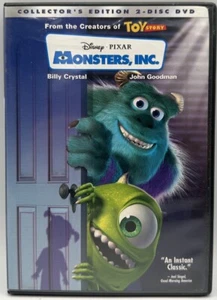 Monsters, Inc. DVD 2-Disc, Collectors Edition, Disney Pixar 2001 - Picture 1 of 3