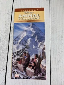 2006 Guidemap Disney's Animal Kingdom Everest Disney World - Picture 1 of 3