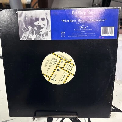 PET SHOP BOYS What Have I Done To Deserve This?/ Rent V56080 12" Vinyl VG++ 1987 - Image 1 of 4