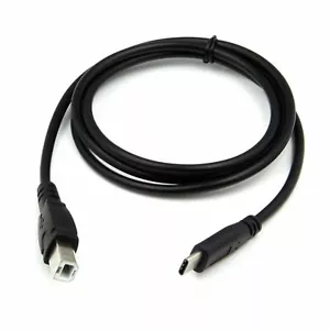 USB Type C to B Cable Lead For Printer HP Canon Brother Epson Phone - Picture 1 of 2