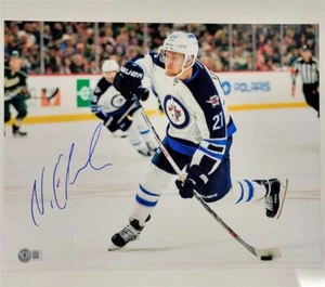 Nikolaj Ehlers signed Winnipeg Jets 11x14 photo autograph ~ Beckett BAS Holo - Picture 1 of 3