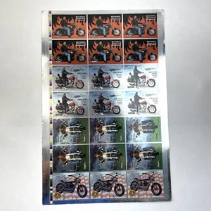 Skybox American Vintage Cycles Celebrity Trading Cards Moto foglio non tagliato - Foto 1 di 21